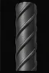 #11 rebar, 1 3/8 inch diameter